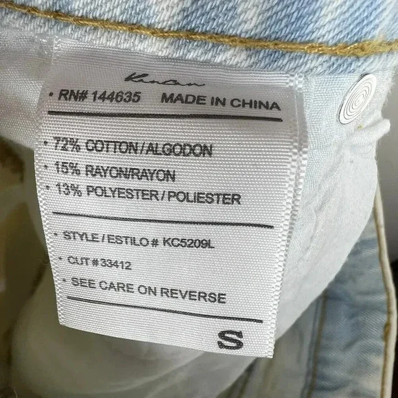 KanCan cuffed destroyed light wash shorts‎ - Picture 5 of 5